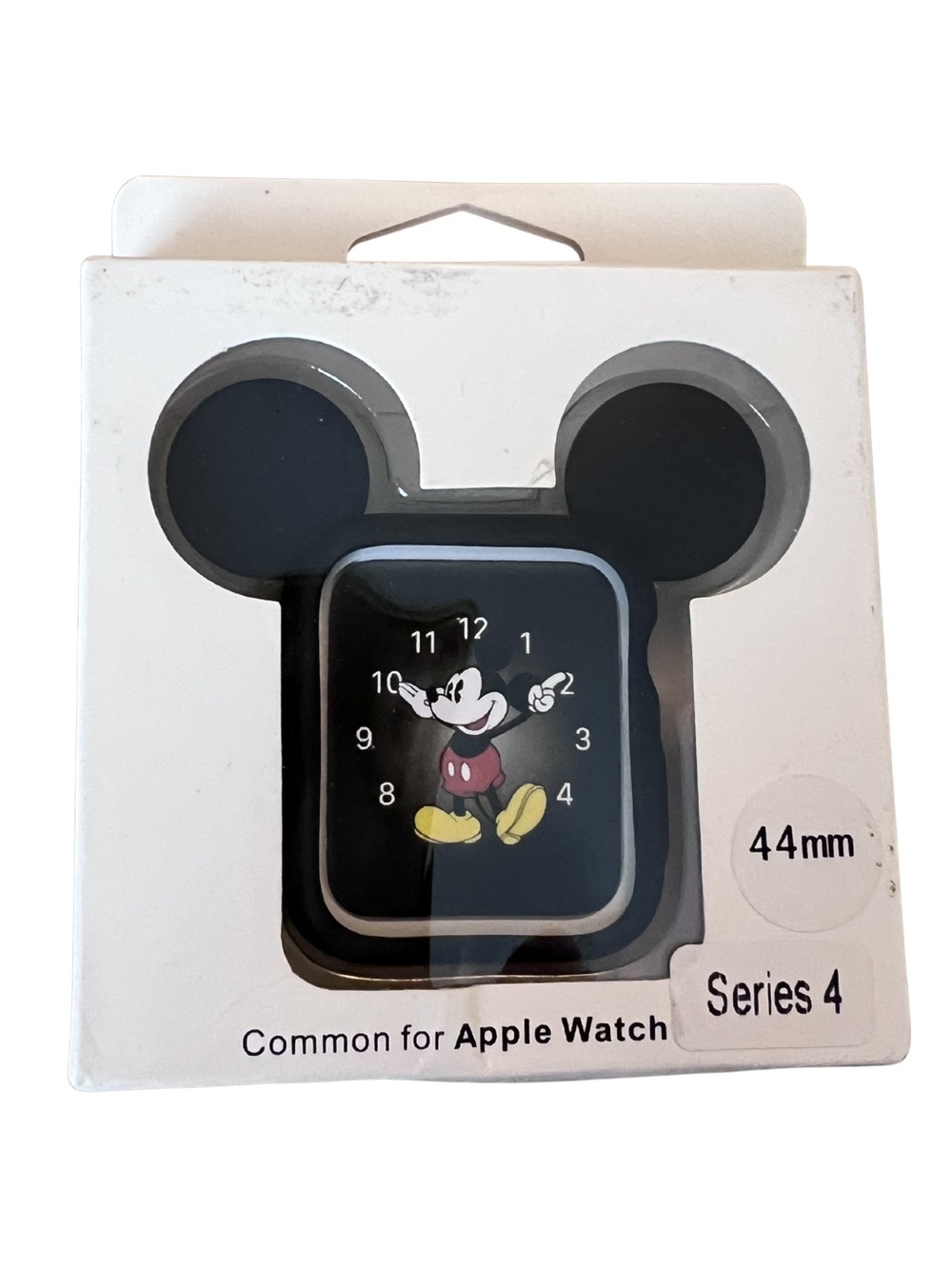 Mickey case! Apple Watch Series 4 Compatible 44mm Black Silicone Case